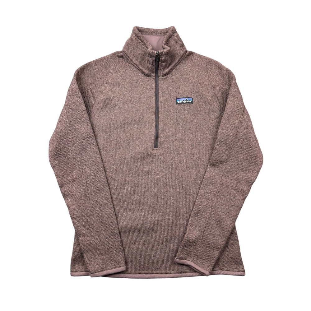 Patagonia Better Sweater‎ Women Small Mauve 1/4 Zip Outdoors Fleece Jacket